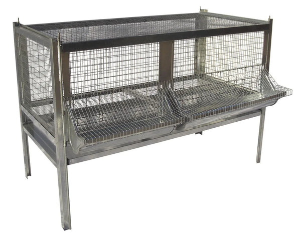 Gabbia per Pulcini con Rete Antitopo - 100% Made in Italy - SD Incubatrici 