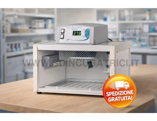 Incubatrice Fiem Cip Cip 40 con Girauova Automatico - Termostato Miniled Advanced - SD Incubatrici