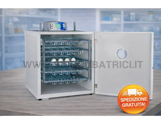 Incubatrice Fiem MG 140/200 Setter Rurale con Girauova Automatico - Lcd Evo Plus - SD Incubatrici 