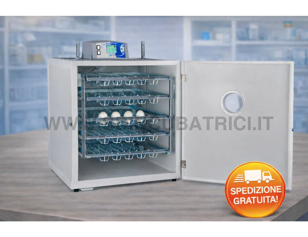 Incubatrice Fiem MG 140/200 Setter Rurale con Girauova Automatico - Lcd Evo Plus - SD Incubatrici 
