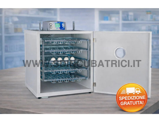 Incubatrice Fiem MG 320 S Maxi Pro con Girauova Automatico - Lcd Evo Plus - SD Incubatrici 