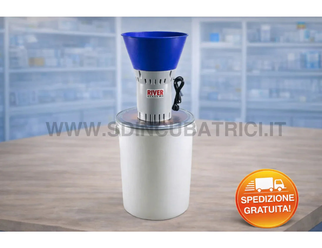Mulino Elettrico per Cereali MISTRAL da 50L - Macinazione Professionale Mangimi - SD Incubatrici 