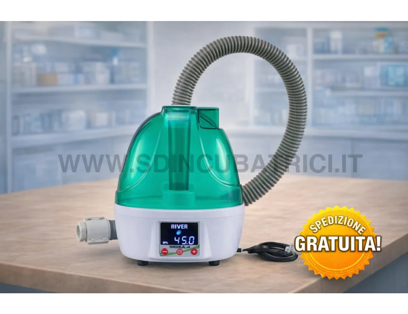 Umidificatore ad Ultrasuoni River Systems Nebula 2.0 per Incubatrici - SD Incubatrici 