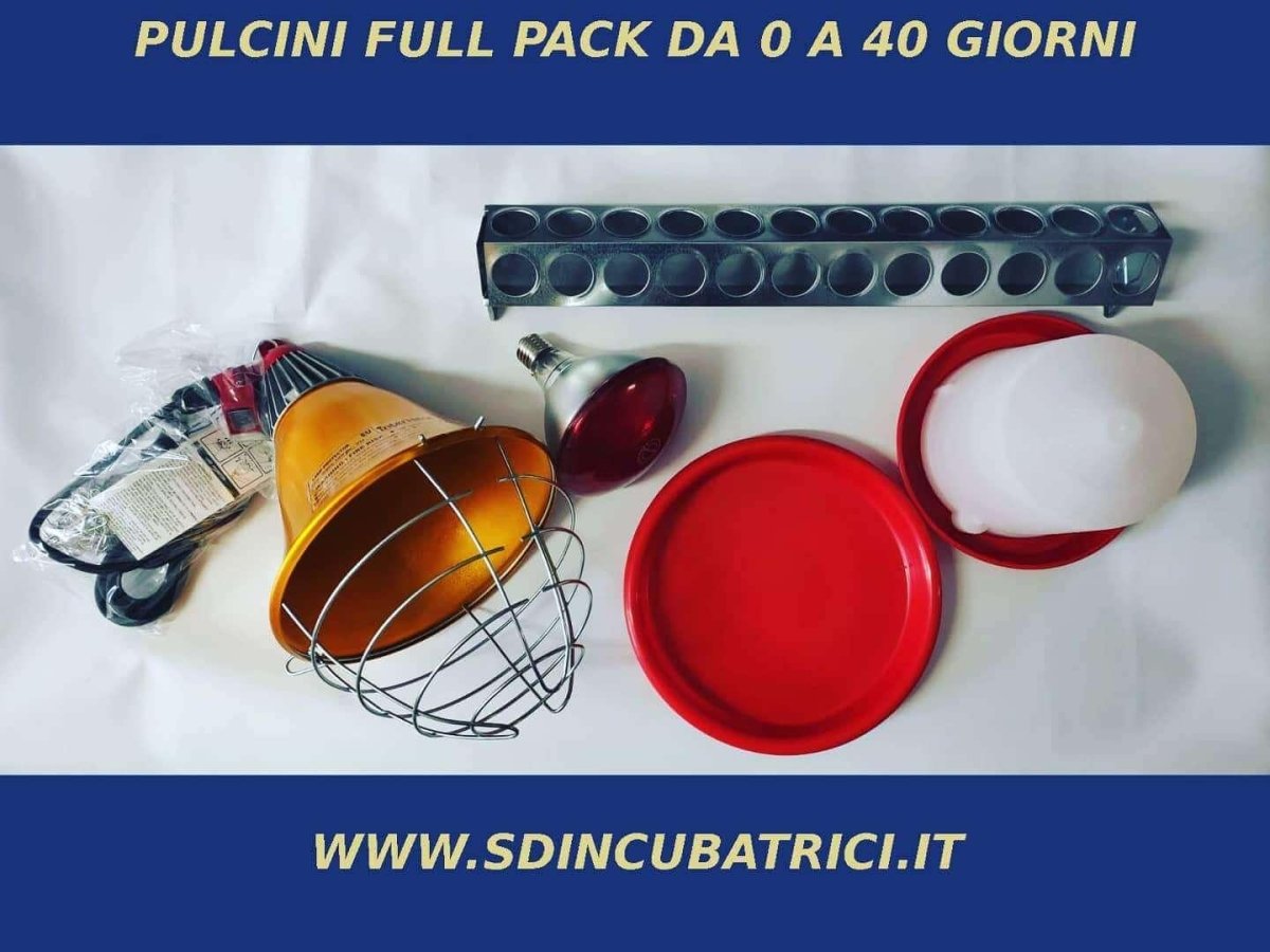 Kit Svezzamento Pulcini Full - Completo per Allevamento Pulcini - SD Incubatrici 